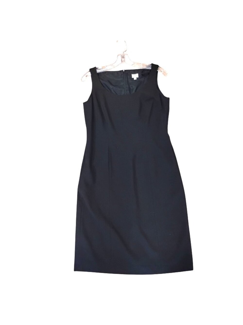 Mix By Tahari Black Sleeveless Sheath Dress 4P Zip Lined MSRP $69